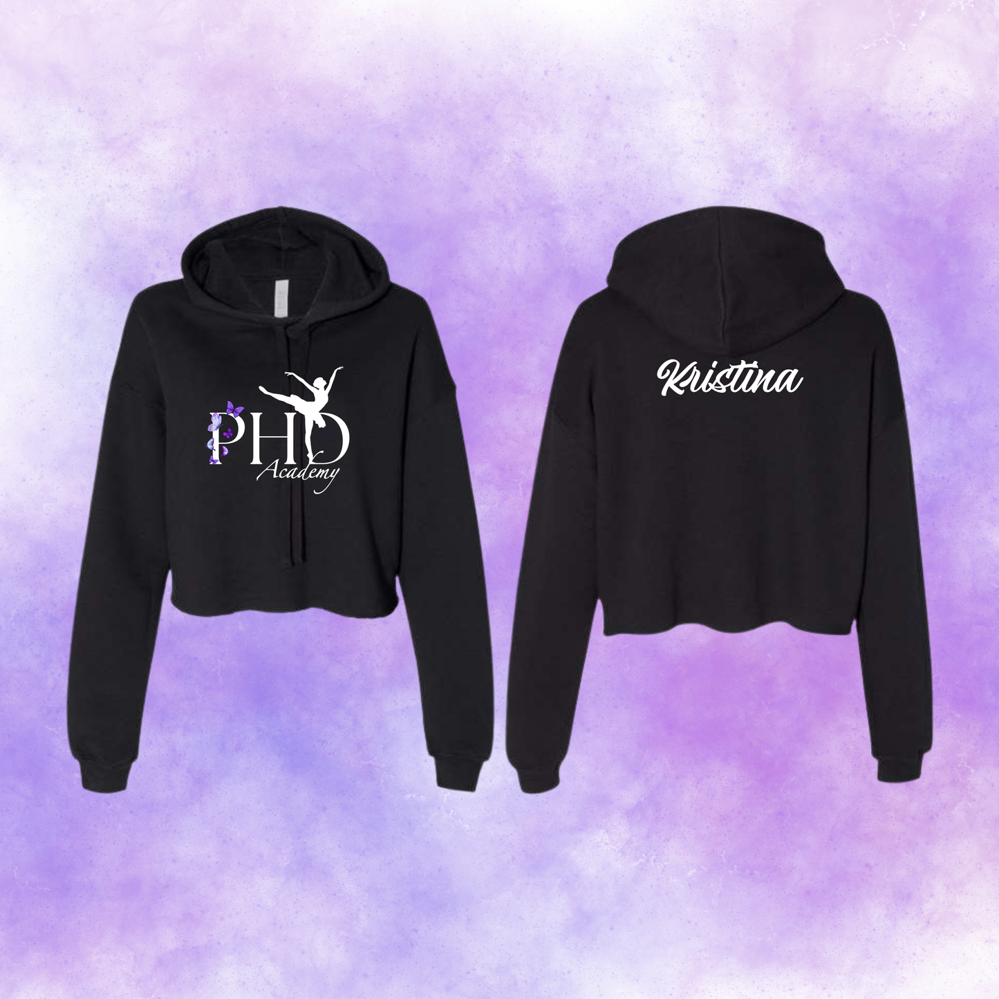PHD Adult Cropped Hoodie