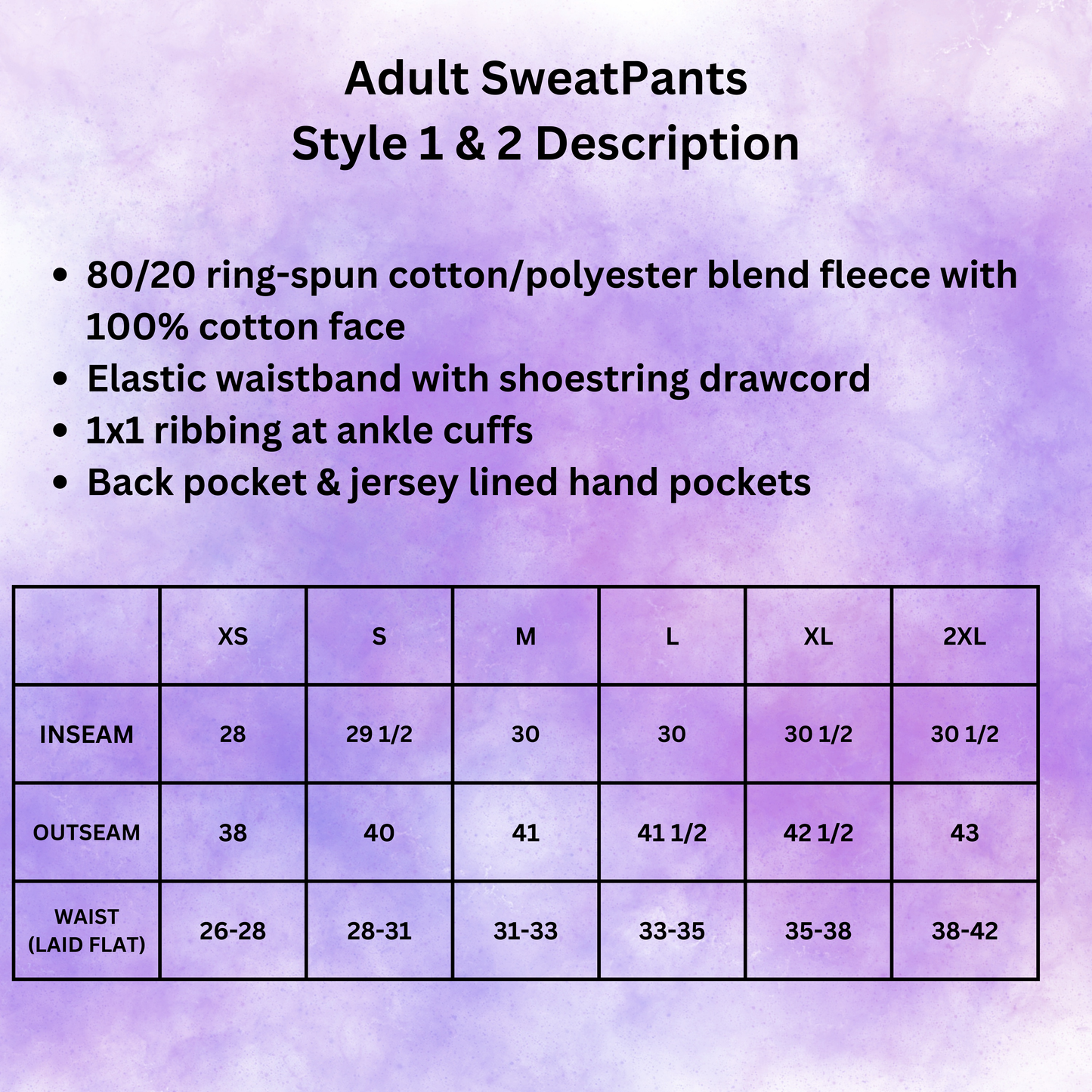 PHD Adult Sweatpants