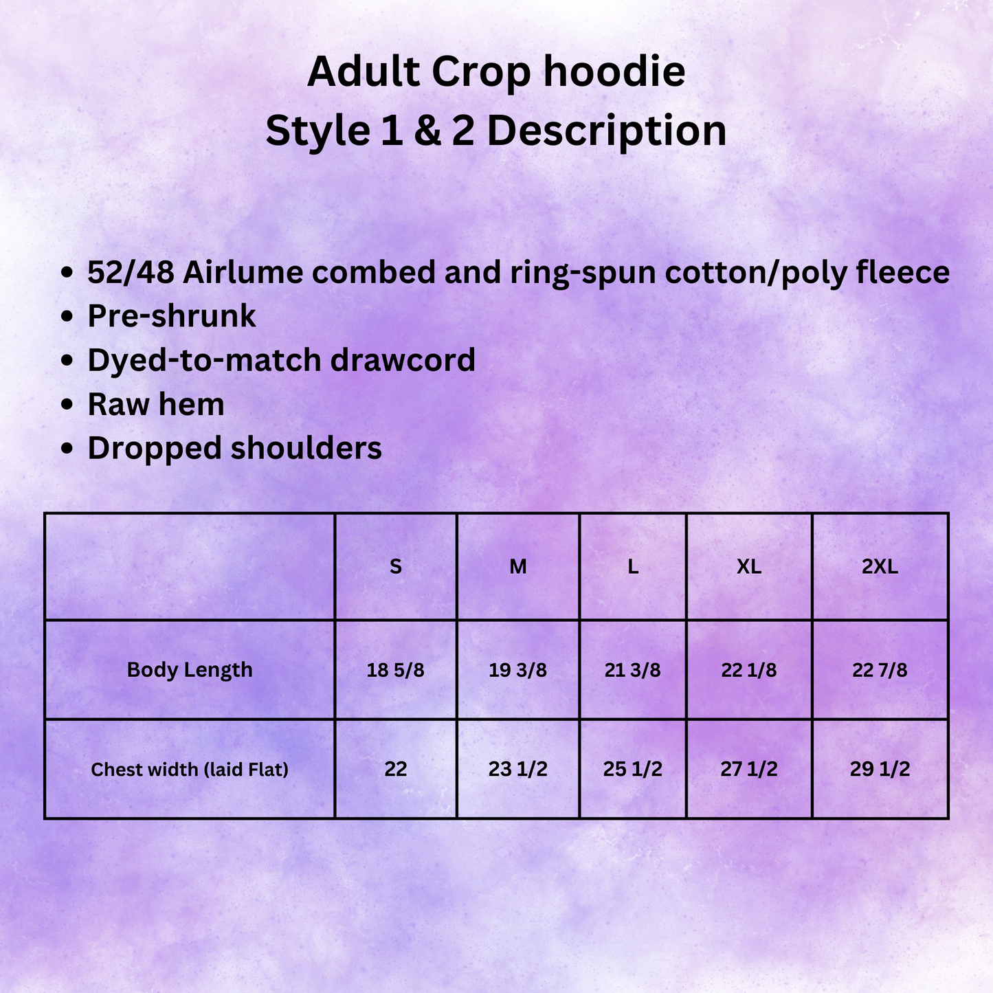 PHD Adult Cropped Hoodie